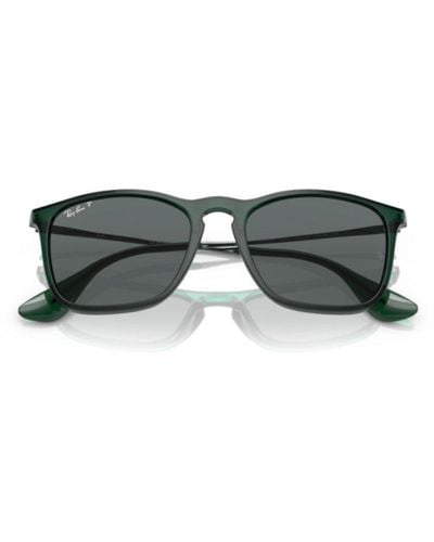 Ray-Ban Chris Square Frame Sunglasses - Green