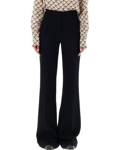 Etro Pressed Crease Flared Trousers - Blue