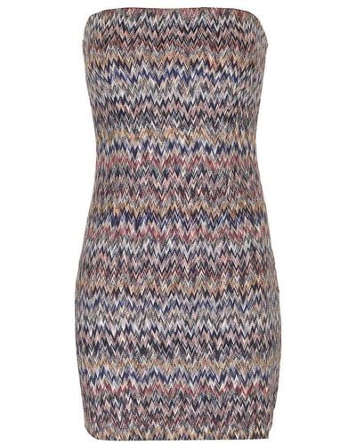 Missoni Viscose Knit Sheath Dress - Multicolour