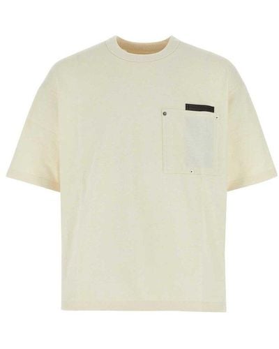 Bottega Veneta Pocket Patch Crewneck T-shirt - White