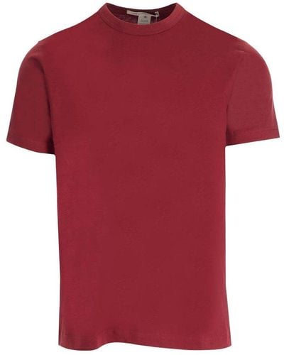 Comme des Garçons Crewneck Short-sleeved T-shirt - Red