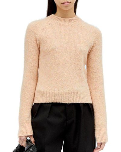 Dries Van Noten Long Sleeved Knitted Sweater - Black