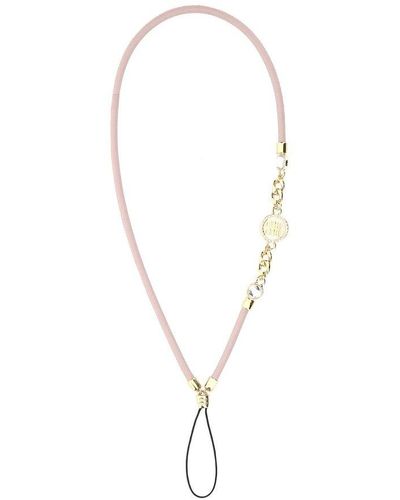 Miu Miu Logo Embossed Phone Neck Strap - Multicolour