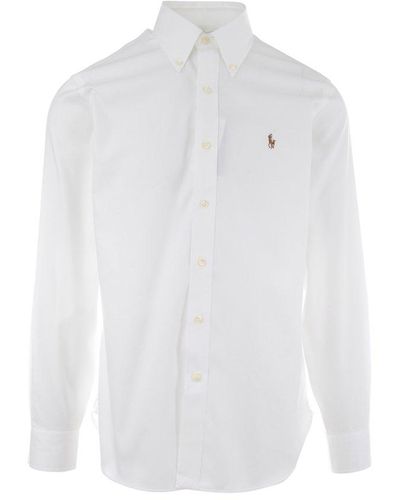 Polo Ralph Lauren Long Sleeve Dress Shirt Clothing - White