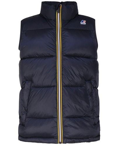 K-Way Le Vari 3.0 Rouland Heavy Warm Gilet in Brown for Men | Lyst