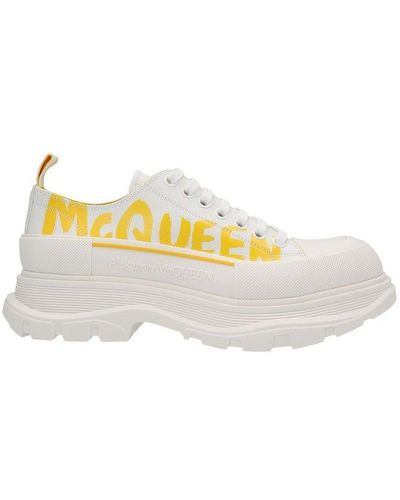 Alexander McQueen Tread Slick Sneakers - Yellow