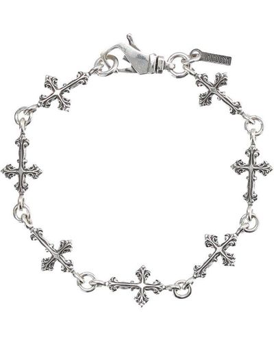 Emanuele Bicocchi Avelli Multi-cross Charm Bracelet - White