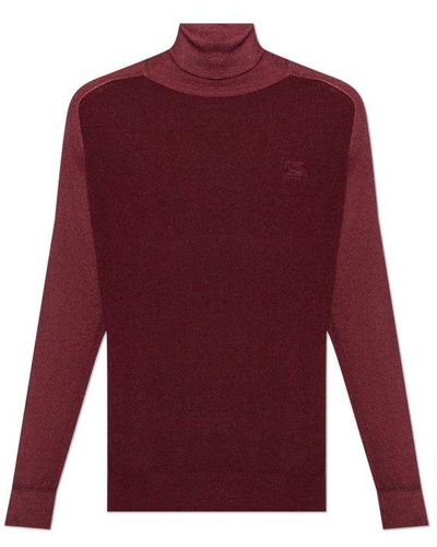 Etro Wool Turtleneck Sweater, - Red