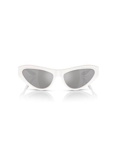 Dolce & Gabbana Cat-eye Frame Sunglasses - White
