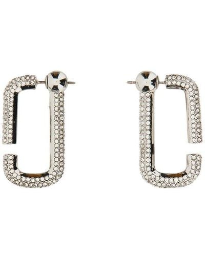 Marc Jacobs J Marc Pave Earrings - Metallic