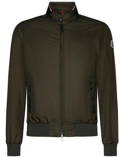 Moncler Reppe Rain Zip-up Jacket - Green