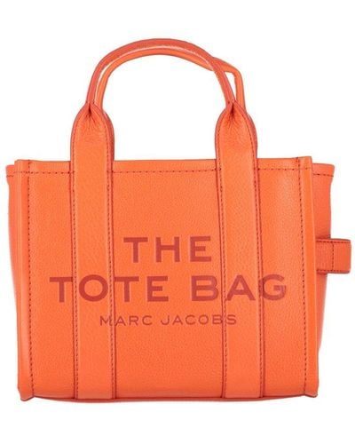 Marc Jacobs Logo Embossed Mini Tote Bag - Orange