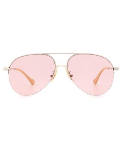 Gucci Aviator Sunglasses - Pink