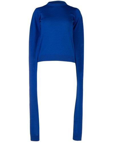 Coperni Oversized Sleeve Sweater - Blue
