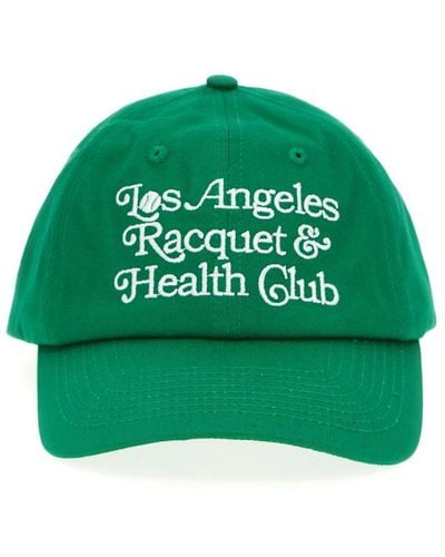 Sporty & Rich Raquet & Health Club Hats - Green