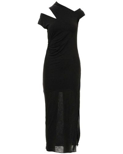 Helmut Lang Dress With Slit - Black