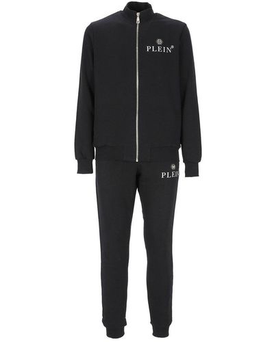 Philipp Plein Cotton Two-pieces Suit - Black
