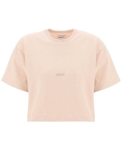 Autry Boxy Fit T-shirt - Natural