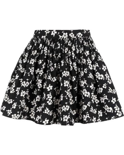 Polo Ralph Lauren Floral Print Mini Skirt - Black