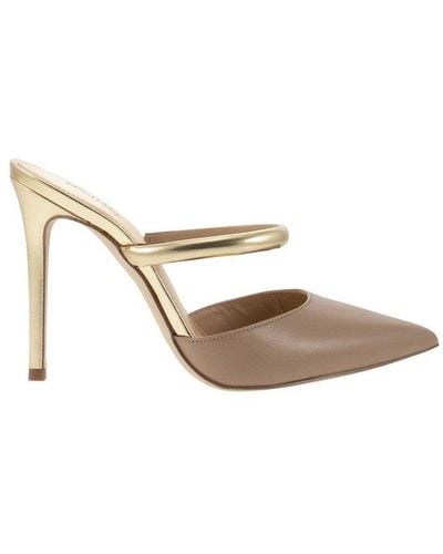 Michael Kors Jessa Pointed Toe Court Shoes - Natural