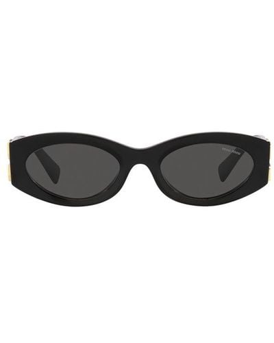 Miu Miu Cat-eye Frame Sunglasses - Black