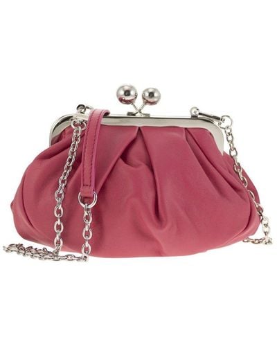 Weekend by Maxmara Pasticcino Chain-link Small Clutch Bag - Purple