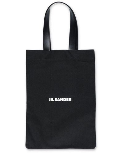 Jil Sander Large Shopping Bag - Black