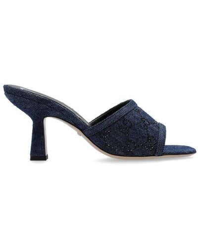 Gucci GG Slide Sandals - Blue