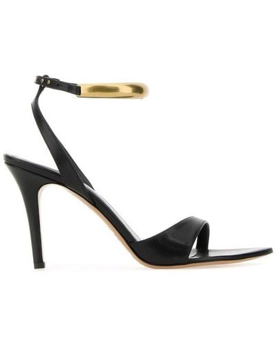 Isabel Marant Yluan Ankle Strap Sandals - Black