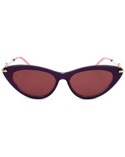 Elie Saab Cat-eye Sunglasses - Purple