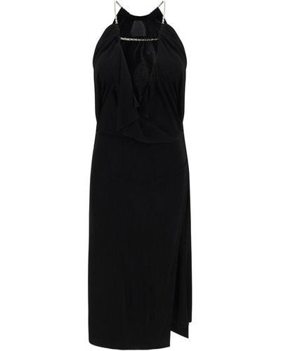 Givenchy Ruffle Dress - Black