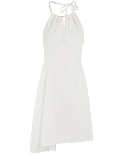 Moschino Jeans Sleeveless Mini Dress - White