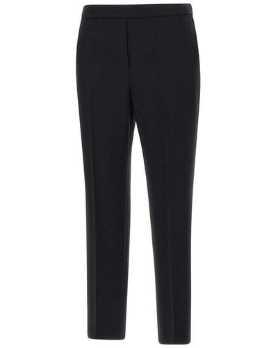 Theory Treeca Pull-on Tailored Pants - Black