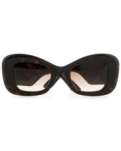 Alexander McQueen Oversized Cat-eye Sunglasses - Black