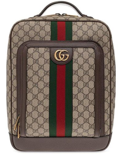 Gucci 'ophidia GG Medium' Backpack - Brown