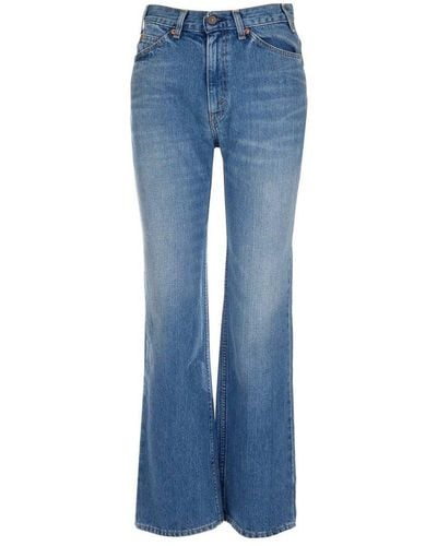 Valentino X Levi's Flared Denim Jeans - Blue