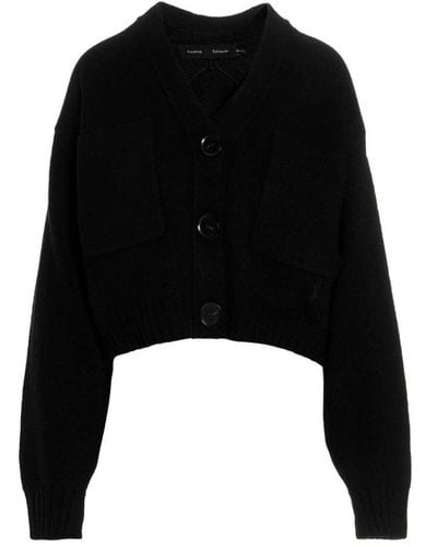 Proenza Schouler Cashmere Cardigan Sweater, Cardigans - Black