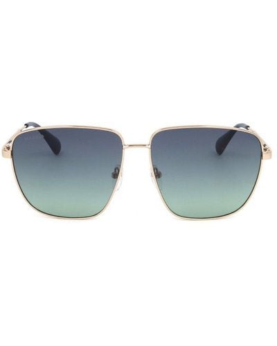 MAX&Co. Irregular Frame Sunglasses - Blue