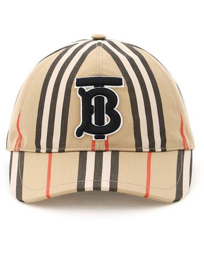 Burberry Tb Monogram Vintage Check Baseball Cap - Multicolour