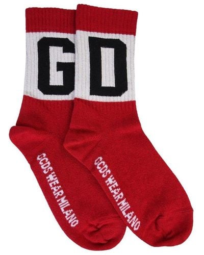 Gcds Viscose Socks - Red