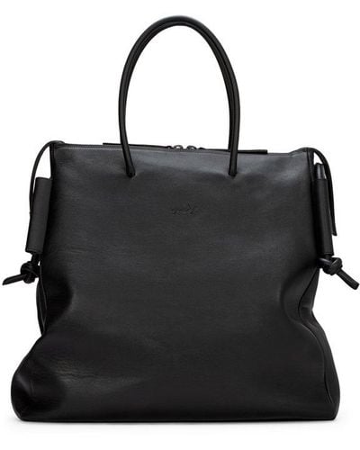 Marsèll Saccone Zipped Tote Bag - Black