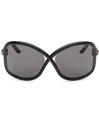 Tom Ford Butterfly Frame Sunglasses - Grey