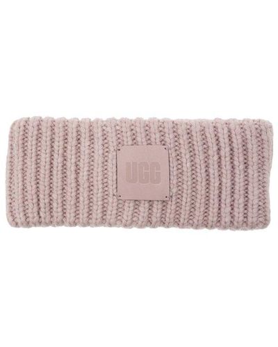 UGG Logo Patch Headband - Pink