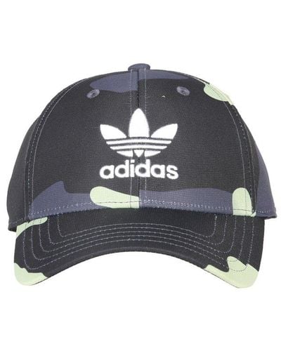 adidas Originals Camouflage Logo Baseball Hat - Blue