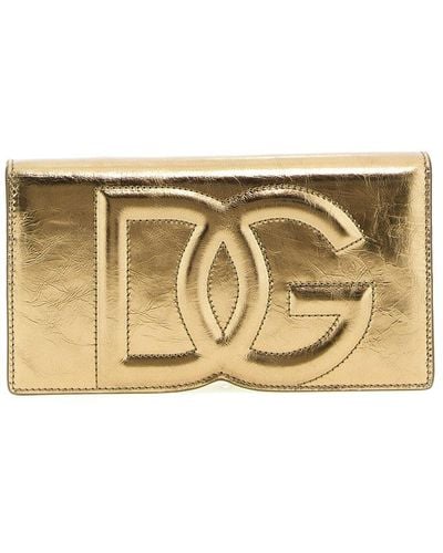 Dolce & Gabbana Dg Logo Smartphone Crossbody Bag - Natural
