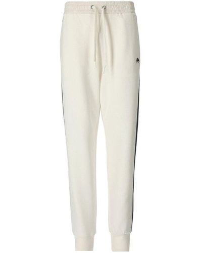 Moose Knuckles Logo Plaque Trousers - White