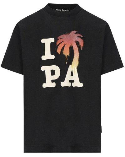 Palm Angels I Love Pa T-shirt - Black