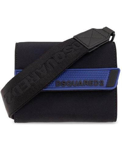 DSquared² Strapped Wallet - Blue