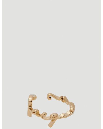 Jacquemus Signature Cuff Ring - Natural