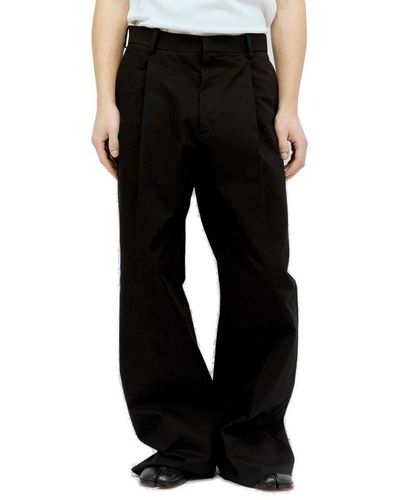 Jil Sander Mid-rise Tailored Pants - Black